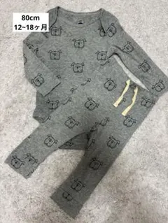 babyGAP ドッグ柄ロンパース パンツ 2点セット12-18ヶ月 80cm