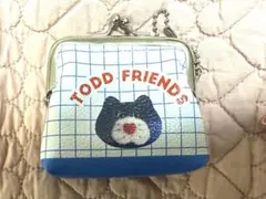 mojojojo PVCがま口ポーチ BLUE