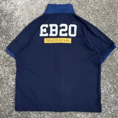 Eddiy Bauer POLARTEC ハイネックフルジップ 古着半袖ジャージのサムネイル