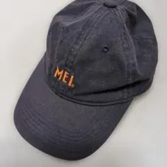 MEI キャップ ネイビー 刺繍ロゴ フリーサイズ