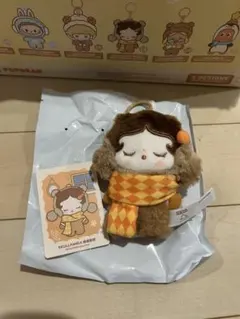POPBEAN FLUFFY&COZY ぬいぐるみペンダント スカルパンダ