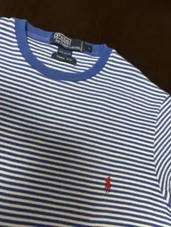 Ralph Lauren ストライプ Tシャツ L TRIM FIT