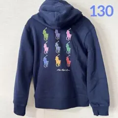 ラスト1点◇ラルフローレン ビッグポニー フリースフーディ ネイビー 7/130