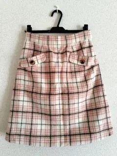 31 Sons de mode ミニスカート ピンク系チェック