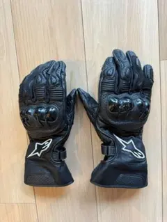 Alpinestars AXIS Lサイズ レザーグローブ ブラック ホワイト - メルカリ