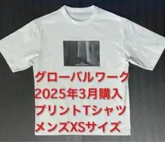 グローバルワーク サラサラ快適DRYTシャツ プリントTシャツ メンズXSサイズ