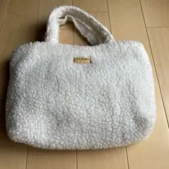 【即購入OK】dazzlin ボアトートバッグ ホワイト