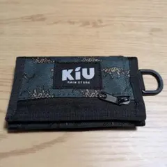 KiU 三つ折り財布 レオパード柄