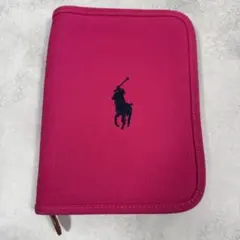 美品✨ラルフローレン 母子手帳ケース マルチケース キャンバス ピンク ポニーのサムネイル