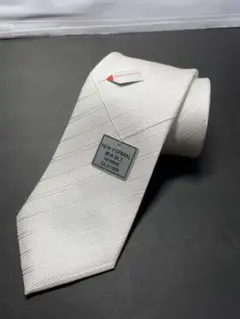 新品 少々難あり 白ネクタイ シルク 安心の日本製 高級