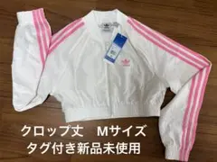adidas Mサイズ ホワイト/ピンク