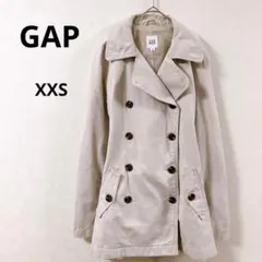 【美品】 GAP ギャップ　スプリングコート　トレンチコート　XXS　ジャンパーのサムネイル