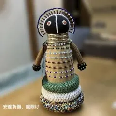 ンデベレ人形 南アフリカ ビーズ 子宝 安産 お守り 魔除け - メルカリ