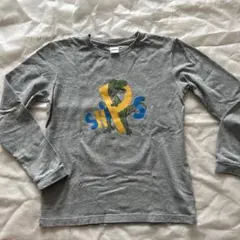 ロゴ 長袖カットソー