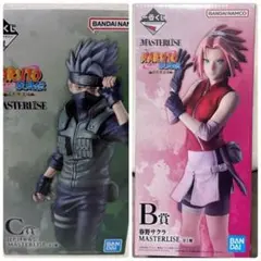 一番くじ NARUTO 疾風伝 フィギュア C賞 B賞セット サクラ カカシ 