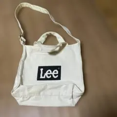 Lee ショルダー　トート　バッグ　白