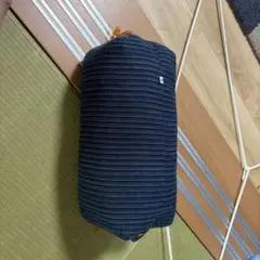 円筒形 クッション 藍染め風 ストライプのサムネイル