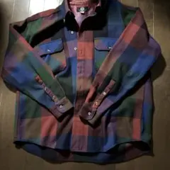 フランネル チェック柄シャツ Lサイズ