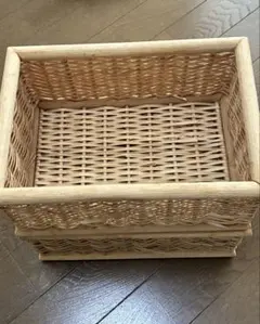 【まとめ売り】無印良品　ブリ材長方形ボックス　２個セット