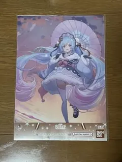 一番くじ 雪ミク 初音ミク クリアポスター S賞