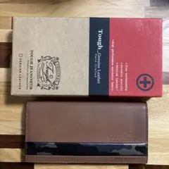 メンズ長財布　TOUGH 本革　ブラウン系のサムネイル