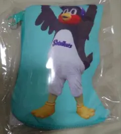 【新品未使用未開封】つば九郎 ダイカットポーチエコバッグ(ライトグリーン)