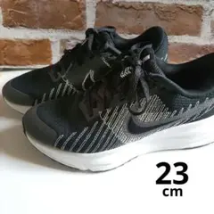 NIKE スニーカー ブラック 23cm　☆洗濯済みのサムネイル