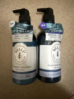 【新品 送料込】WELLP 薬用スカルプモイストシャンプー&トリートメントセットのサムネイル