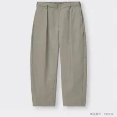 GU カーブタックパンツ ユニセックスL カーキ