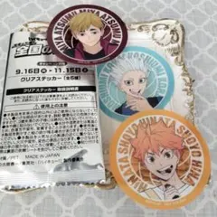 ハイキュー × マツキヨココカラ　クリアステッカー 全国の舞台へキャンペーン