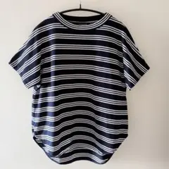 LAUTREAMONT ボーダーTシャツ ネイビー×ホワイト 38のサムネイル