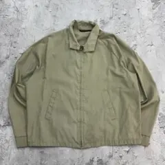 TOWN CRAFT　ハリントンジャケット　スイングトップ　古着　ベージュ　L