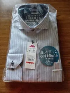 TOPVALU メンズドレスシャツ M (39) - 82 ストライプ
