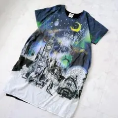 スカラー　Scolar　ワンピース　Tシャツ　イラスト　ゆったり　チュニックのサムネイル
