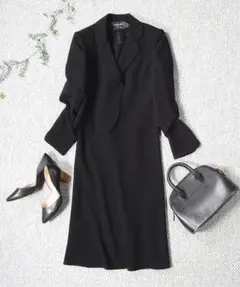 ☆美品☆LILYBURN ブラックフォーマルワンピーススーツ