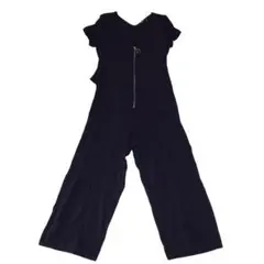 ZARA BASIC ザラベーシック オールインワン ジップアップ 濃紺 M