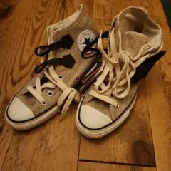 【新品】CONVERSE ハイカットスニーカー ベージュ