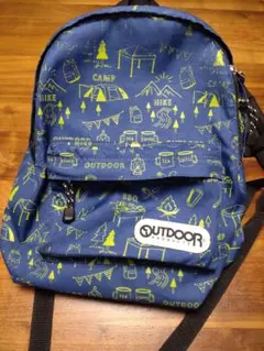 OUTDOOR キャンプデザイン リュック　キッズ　【児童】【小学校低学年】のサムネイル
