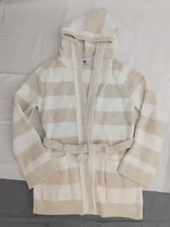 kashwere カシウエア　フード付きショートローブ　Mサイズ