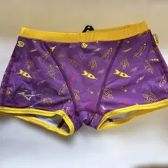 Mizuno 競泳水着 ボクサーパンツ 宇宙柄 パープルのサムネイル