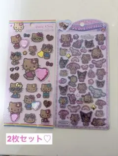 国内正規品♡サンリオ日焼け♡うるちゅる&キラキララインストーンシール