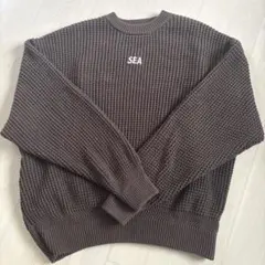 【即完売品】WIND AND SEA ウィンダンシーワッフルニット　【XL】新品