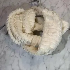 スヌード マフラー オフホワイト