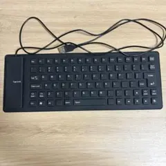 USB接続 有線キーボード フラットデザイン