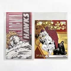 ヒロアカ ホークス アテンションステッカー キャラクターズコレクションカード