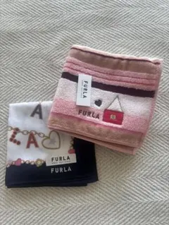 FURLA ハンカチ・ハンドタオル2枚セット