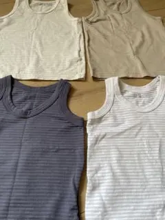 ベビー肌着 タンクトップ 4点セット