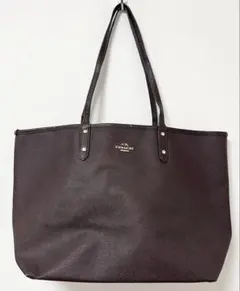 COACH コーチ　ハンドバッグ　トートバッグ　ダークブラウン