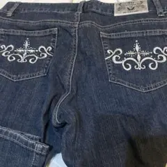 SAGRES SILVER LABEL デニムパンツ W30 刺繍 L相当のサムネイル