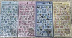 正規品　サンリオボンボンドロップシール もじ ４点セット